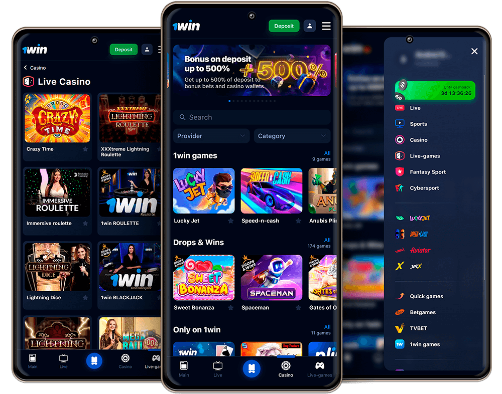 1win app for mobile in India